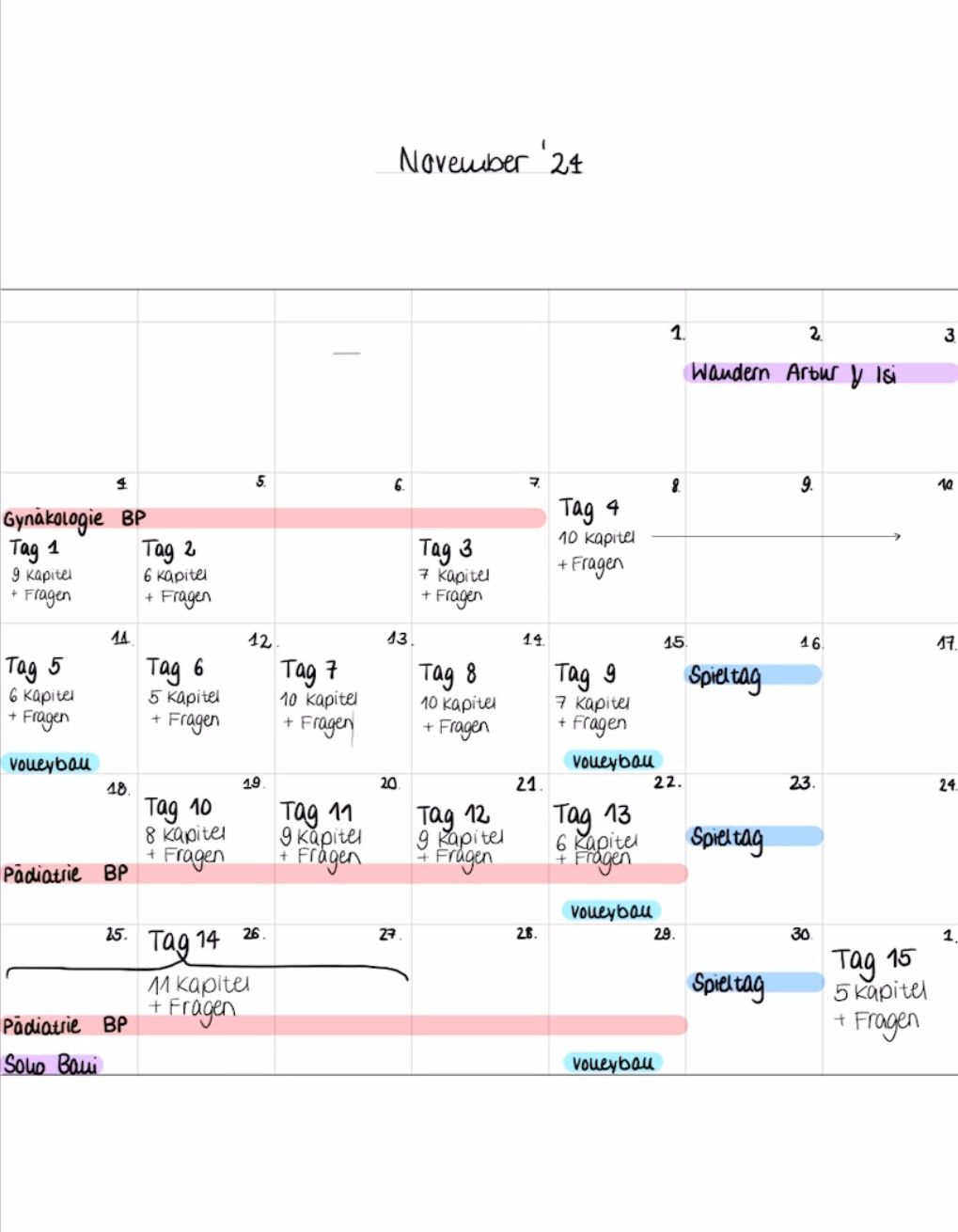 Anleitung zum Erstellen eines Lernplans