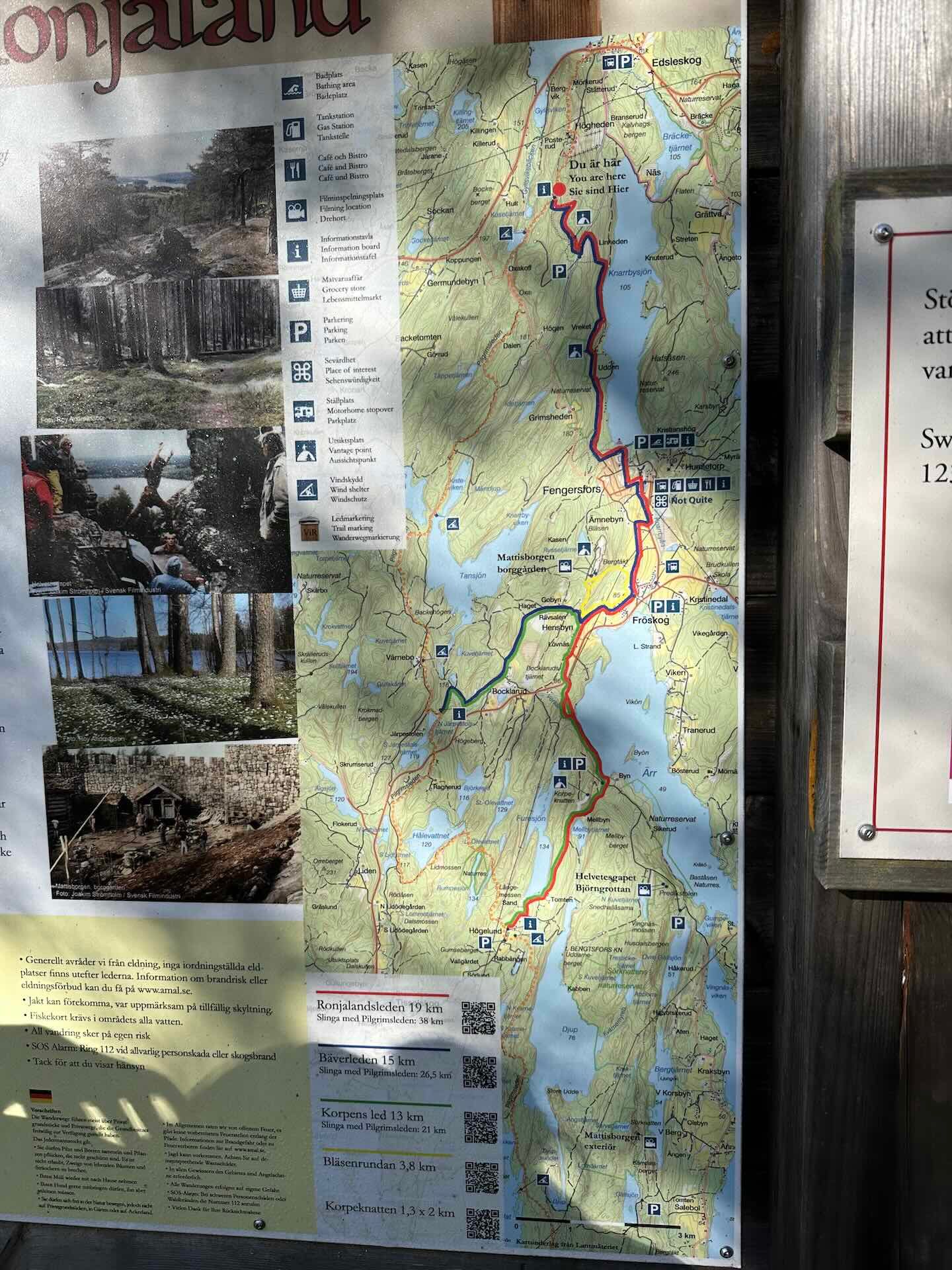 Viertägige Wanderung durch Schweden entlang des Pilgrimsleden Dalsland