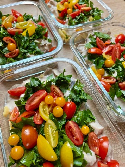 Mealprep: Champignon-Rahmgeschnetzeltes